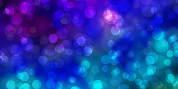 泡と光多色ベクトル背景 — ストックベクタ