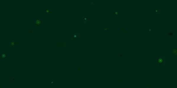 Светло Зеленый Вектор Естественного Искусства Цветами Градиентные Красочные Абстрактные Цветы — стоковый вектор