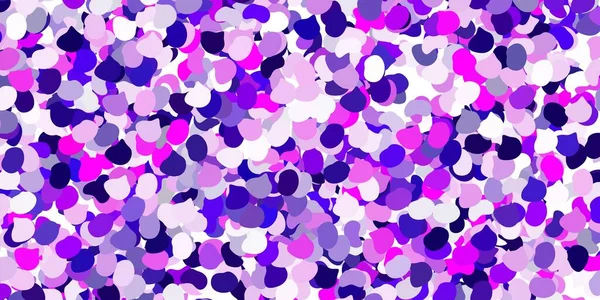 Textura Vectorial Púrpura Claro Con Formas Memphis Formas Abstractas Coloridas — Archivo Imágenes Vectoriales