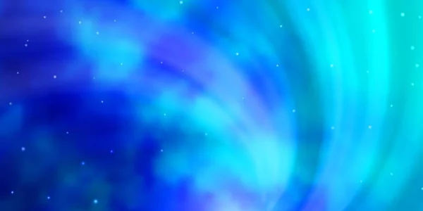 Світло Blue Векторний Шаблон Неоновими Зірками Розмитий Декоративний Дизайн Простому — стоковий вектор