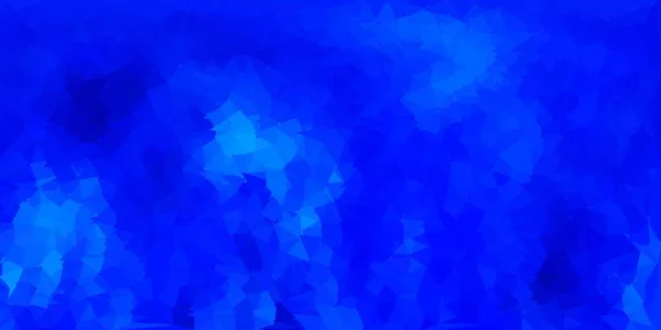 Layout Poligonal Geométrico Vetor Azul Claro Ilustração Abstrata Colorida Com — Vetor de Stock