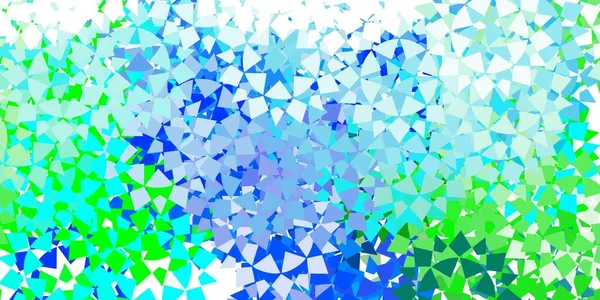 Ljus Blå Vektor Struktur Med Triangulär Stil Glitter Abstrakt Illustration — Stock vektor