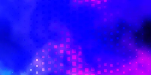 Світло Рожевий Синій Векторний Візерунок Квадратному Стилі Барвисті Ілюстрації Градієнтними — стоковий вектор