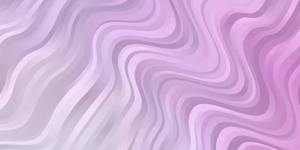 Violet Clair Disposition Vectorielle Rose Avec Des Courbes Illustration Dégradée — Image vectorielle