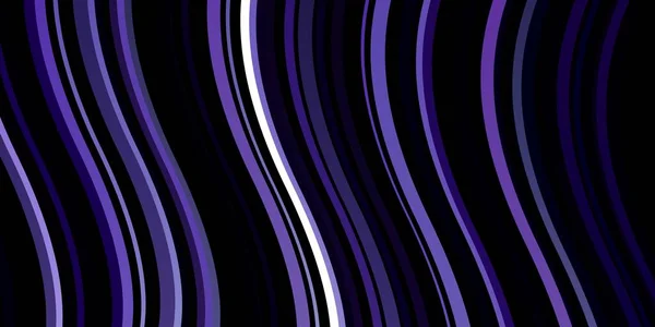 Dunkelrosa Blaue Vektorschablone Mit Kurven Illustration Abstrakten Stil Mit Geschwungenem — Stockvektor