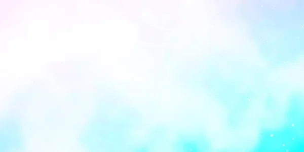 明るいピンク カラフルな星と青のベクトルの背景 抽象的なテンプレート上の星と装飾的なイラスト 携帯電話のテーマ — ストックベクタ