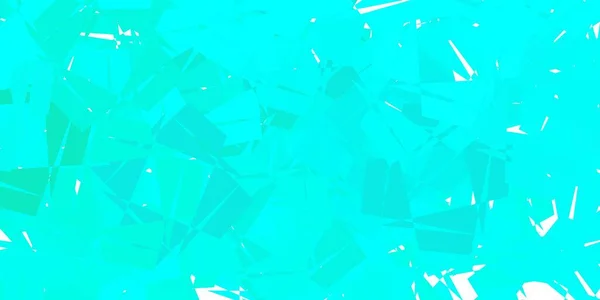 Azul Oscuro Vector Verde Diseño Geométrico Poligonal Ilustración Abstracta Colorida — Vector de stock