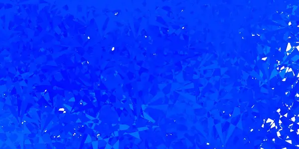 Modèle Vectoriel Bleu Clair Avec Des Formes Polygonales Illustration Abstraite — Image vectorielle