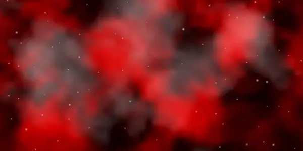 ネオン星とダークレッドベクトルテンプレート — ストックベクタ