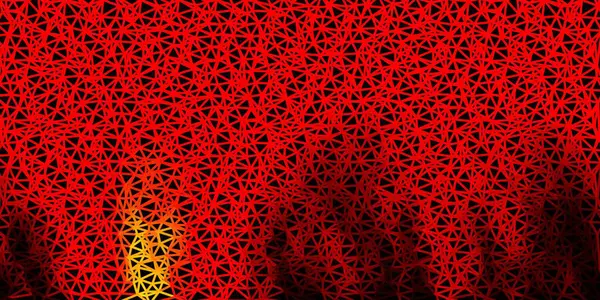 Темно Красный Желтый Векторный Треугольник Элегантная Абстрактная Иллюстрация Градиентными Треугольниками — стоковый вектор