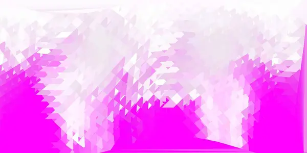 Layout Triângulo Poli Vetor Rosa Claro Ilustração Abstrata Moderna Com — Vetor de Stock