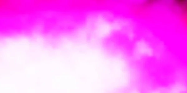 雲と光ピンクベクトルパターン — ストックベクタ