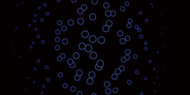 Daireli koyu mavi vektör dokusu.