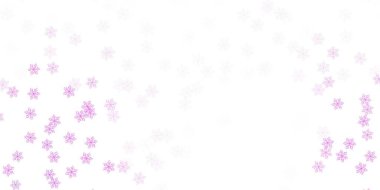 Çiçekli açık pembe vektör karalama deseni. Sıradan arka planda çiçekler olan basit bir tasarım. Web sitesi tasarımları için desen.