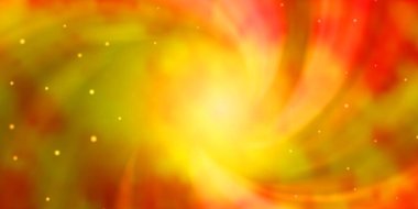 Parlak yıldızlı Açık Turuncu vektör düzeni.