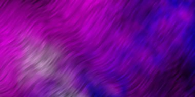 Açık pembe, ince çizgili mavi vektör deseni. Gradyan kıvrımları olan yarım tonlu bir resim. Posterleriniz ve afişleriniz için en iyi tasarım.