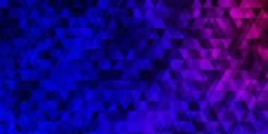 Açık mavi, kırmızı vektör düzeni çizgiler, üçgenler. Renkli üçgenlerle soyut çizimler yaparak. Duvar kağıtları için şablon.