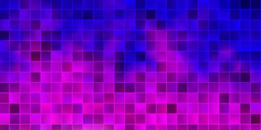 Açık Mor, dikdörtgenli pembe vektör arkaplan. Soyut arkaplanda renkli gradyan olan dikdörtgenler. İş broşürleri, broşürler için desen