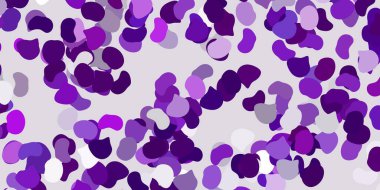 Soyut şekilli açık pembe vektör deseni. Gradyan rastgele formlarla modern soyut illüstrasyon. Web siteniz için basit illüstrasyon.