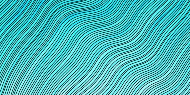 Wry çizgileri ile hafif BLUE vektör şablonu. Çizgili soyut gradyan çizimi. Broşürler, broşürler için desen.