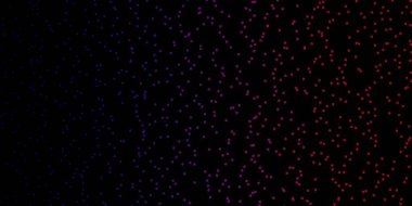 Koyu Mor, soyut yıldızlı pembe vektör deseni.