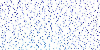 Küçük ve büyük yıldızlı koyu mavi vektör arkaplanı.