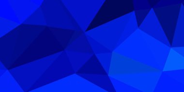 Açık mavi vektör poli üçgen şablonu. Kırık camlar ve üçgenler. Web tasarımcıları için arkaplan.