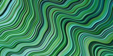 Açık Mavi, dairesel yay ile yeşil vektör arkaplan.