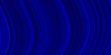 Eğri çizgileri olan koyu mavi vektör deseni.