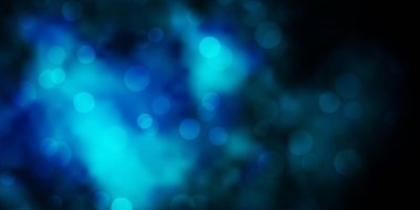 Daireli koyu mavi vektör düzeni.