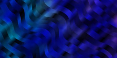 Açık Pembe, Wry çizgileri olan Mavi vektör şablonu.