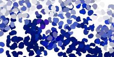 Kaotik şekilli açık mavi vektör arkaplanı. Gradyan rastgele formlarla modern soyut illüstrasyon. Reklamlarınız için modern tasarım.