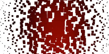 Açık kırmızı vektör dokusu dikdörtgen biçiminde. Renkli dikdörtgenlerle soyut gradyan çizimi. Cep telefonları için şablon.