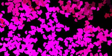 Soyut şekilli koyu pembe vektör şablonu. Gradyan rastgele formlarla modern soyut illüstrasyon. Reklamlarınız için modern tasarım.