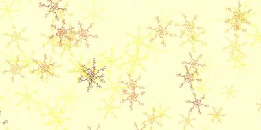 Dairesel yay ile açık sarı vektör dokusu. Soyut ve eğri çizgilerle renkli çizimler. Kullanıcı Arayüzü tasarımınız için şablon.