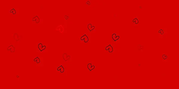 Φως Πορτοκαλί Διάνυσμα Φόντο Καρδιές Εικονογράφηση Καρδιές Στην Έννοια Της — Διανυσματικό Αρχείο