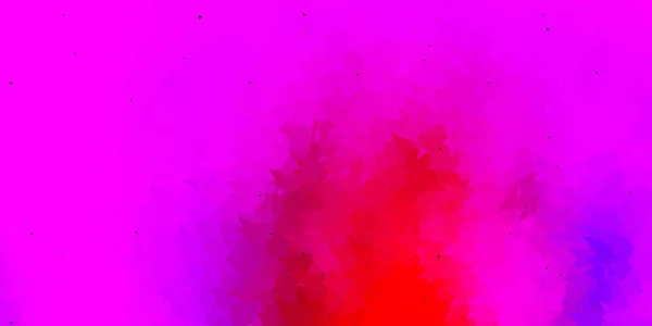 Світло Рожевий Червоний Векторний Трикутник Мозаїчний Візерунок Сучасна Абстрактна Ілюстрація — стоковий вектор