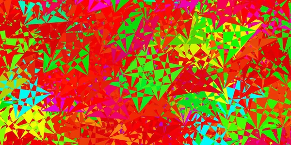 Modèle Vectoriel Multicolore Foncé Avec Des Formes Polygonales Magnifique Illustration — Image vectorielle