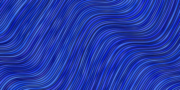 Fond Vectoriel Bleu Clair Avec Des Lignes Douces — Image vectorielle