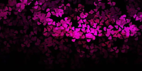 Textura Vetorial Rosa Escura Com Formas Memphis Ilustração Colorida Com —  Vetores de Stock