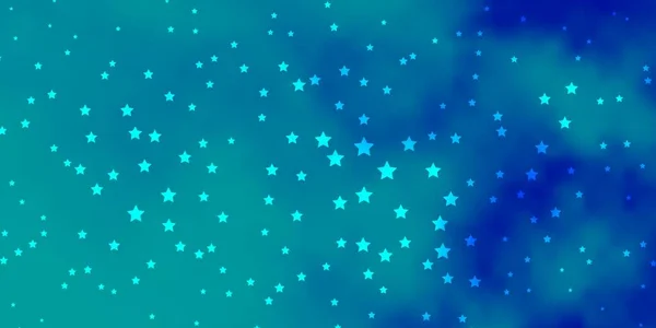 Dark Blue Vector Pattern Abstract Stars — Stock Vector