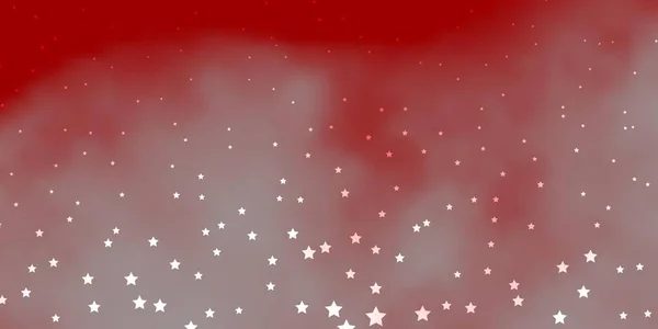 Modelo Vetorial Vermelho Escuro Com Estrelas Néon Ilustração Colorida Estilo —  Vetores de Stock