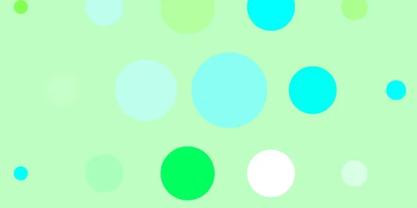 Modèle Vectoriel Vert Clair Avec Cercles — Image vectorielle