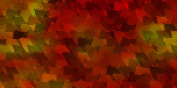 Світло Оранжевий Векторний Візерунок Квадратному Стилі Абстрактна Градієнтна Ілюстрація Різнокольоровими — стоковий вектор