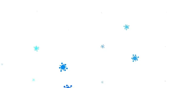 Светло Голубая Векторная Текстура Символами Болезни Красочные Градиентные Символы Болезни — стоковый вектор