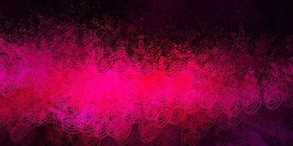 Modèle Vectoriel Rose Foncé Avec Sphères Illustration Abstraite Scintillante Avec — Image vectorielle