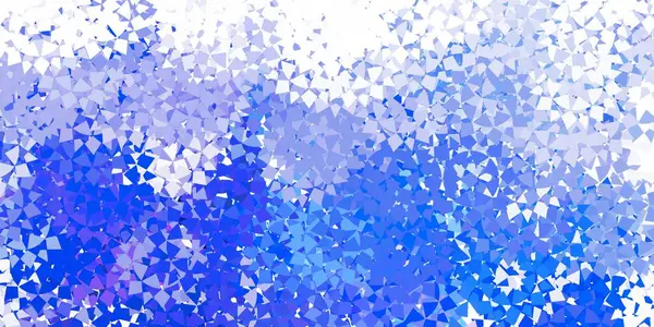 Светло Синий Векторный Узор Многоугольным Стилем Декоративный Дизайн Абстрактном Стиле — стоковый вектор
