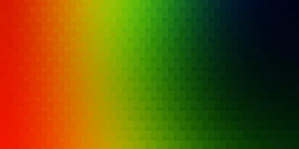 Licht Multicolor Vector Patroon Vierkante Stijl — Stockvector