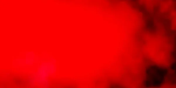 Светло Розовая Красная Векторная Текстура Облачным Небом — стоковый вектор