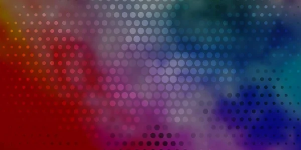 Светлый Многоцветный Векторный Фон Пятнами Абстрактные Красочные Диски Простом Градиентном — стоковый вектор